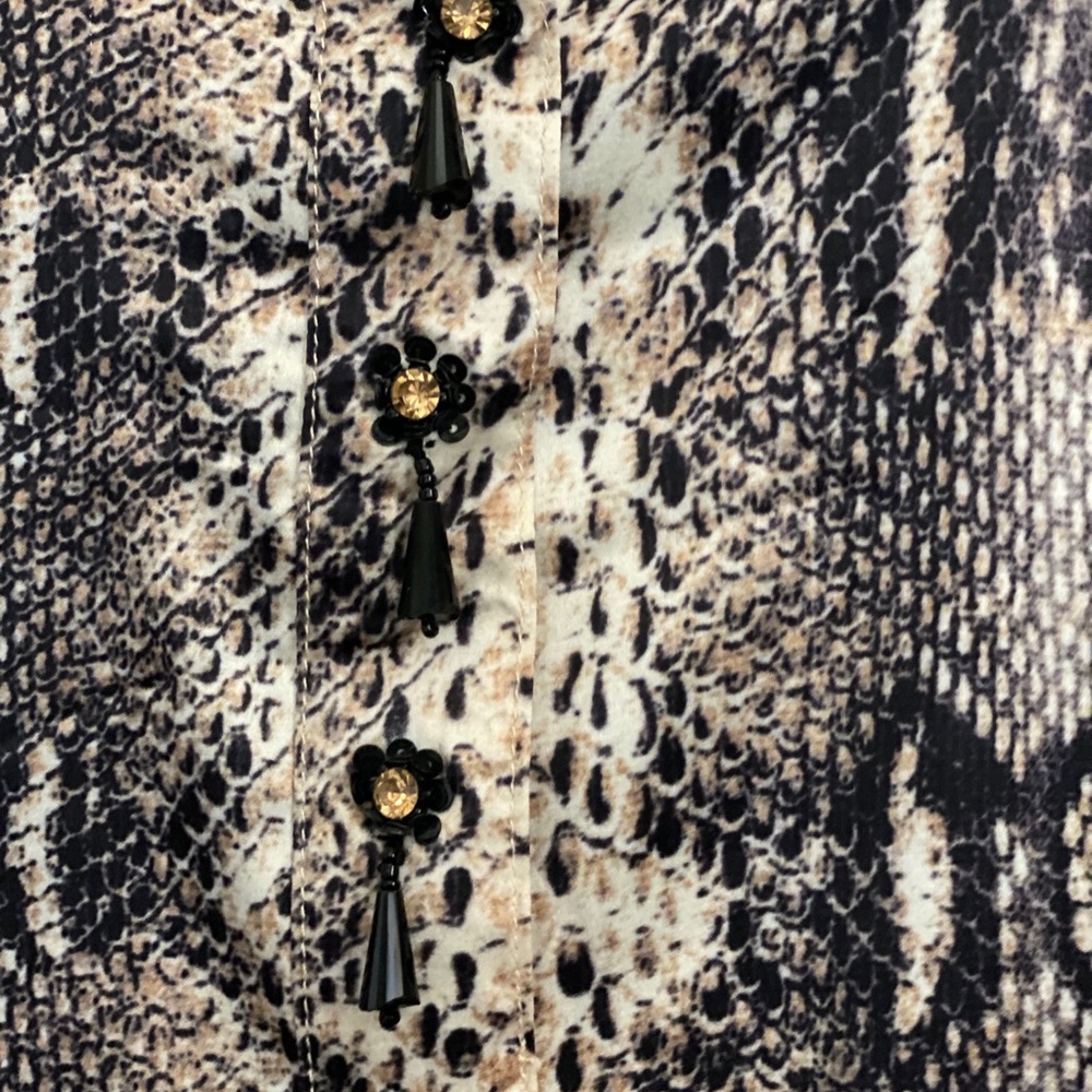 Snake print midi dress - Picture 4 of 11